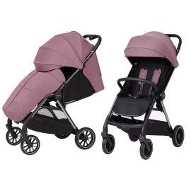 Carucior sport (max. 22 Kg) cu roti de cauciuc, pliere automata, protectie UV 50, Carrello DELTA Rose Pink