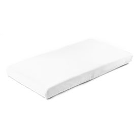 Cearsaf de bumbac jersey cu elastic Sensillo 140x70 cm Alb