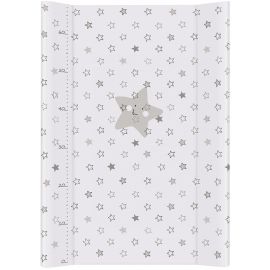 Ceba Baby - Saltea de infasat, Cu Intaritura, 70x50 cm, Happy Stars Grey