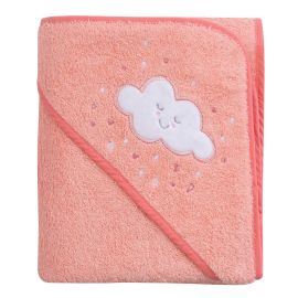 Prosop de baie pentru bebelus si mama roz Clevamama 2922N