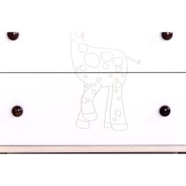 Comoda Drewex Giraffe - Natur Cu Alb