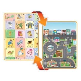 Covoras de Joaca cu Doua Fete pentru Copii Prince Lionheart City / ABC