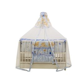 Lenjerie MyKids Teddy Hug Blue M1 7 Piese 140x70 cm