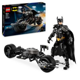 Figurina de constructie Batman si motocicleta Bat-Pod