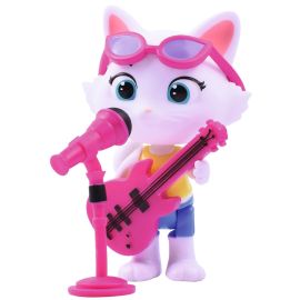 Figurina Smoby 44 Cats Milady 7,7 cm cu microfon si chitara bass