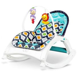 Fotoliu balansoar 3 in 1 cu vibratii Ecotoys
