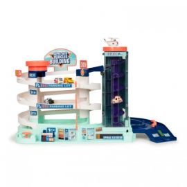 Garaj tip parcare pentru masinute, cu lift electric, Ecotoys HC493514