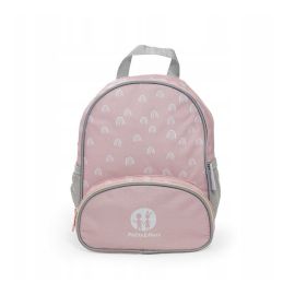 Ghiozdan, Petite&Mars, Backie, Pentru copii, Greutate redusa, Curea impotriva alunecarii de pe umeri, Ornamente reflectorizante, 19 x 12 x 25 cm, Roz