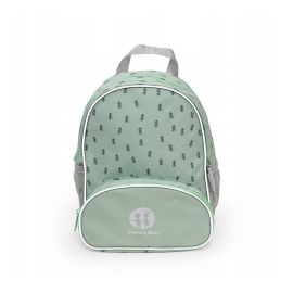 Ghiozdan, Petite&Mars, Backie, Pentru copii, Greutate redusa, Curea impotriva alunecarii de pe umeri, Ornamente reflectorizante, 19 x 12 x 25 cm, Verde