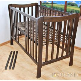 PATUT LEMN 'GRZES' WENGE CU LATERALA CULISABILA