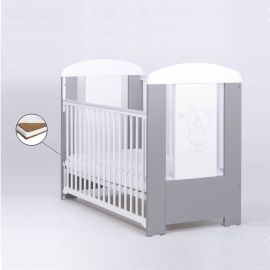 Patut Drewex Bear Culisant - Silver + Saltea Cocos 10 Cm