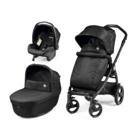 Carucior 3 In 1 Peg Perego Book 51 Titania Primoviaggio SL, 0-22 Kg, Futura Ardesia, Gri Inchis
