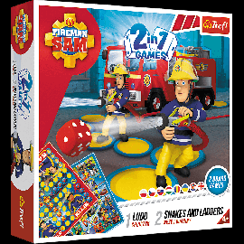 Joc Trefl Fireman Sam, Serpisori si scari Pompierul Sam 2 in 1