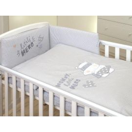 Jolie - Aparatoare patut Hero Grey, 180*35CM