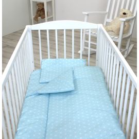 Jolie Lenjerie 3 piese Geometric Turquoise, 120*60cm