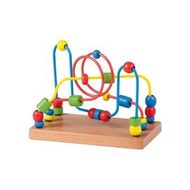 Joueco - Jucarie din lemn Labirint cu margele