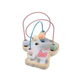 Joueco - Jucarie din lemn pentru motricitate, Elefant