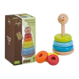 Joueco - Piramida din lemn Curcubeu