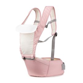 Marsupiu cu scaunel Juju HugMeTight, Roz