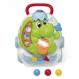 Jucarie Chicco 2 in 1, centru de activitati si antemergator Dinozaur, 9-24 luni