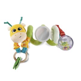 Jucarie cu activitati Chicco Mrs Giraffe, pentru carucior, 0luni+