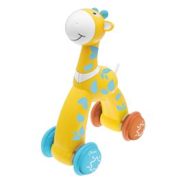 Jucarie educativa Chicco girafa Push and Go, 12-36luni