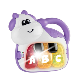 Jucarie muzicala electronica Chicco Pianul vacuta, 6-36luni