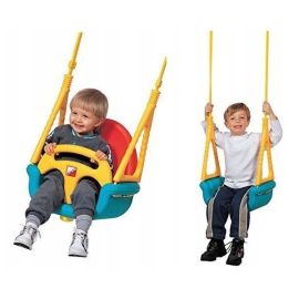 Leagan convertibil 3 n 1 Ecotoys SW-1422 - Albastru cu Galben