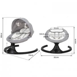 Leagan electric 2 in 1 Kidwell Luxi - Black Dark Melange