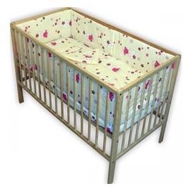 Lenjerie Patut Hubners Kitty Floricele 5 Piese Crem