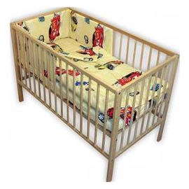 Lenjerie Patut Hubners Masinute 4 Piese Crem