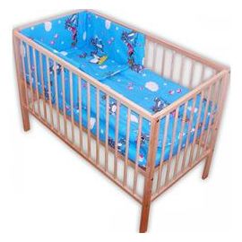 Lenjerie Patut Hubners Pisica si Soricel 4 Piese Albastru