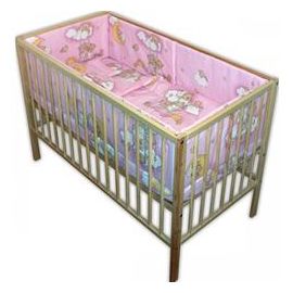 Lenjerie Patut Hubners Ursulet Somn Usor 5 Piese Roz