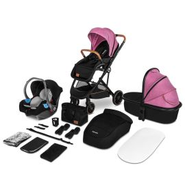 Lionelo - Carucior 3 in 1, Riya, Pink Violet