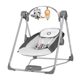 Lionelo - Fotoliu balansoar pliabil Otto, Cozy Grey