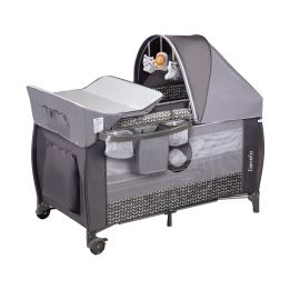 Lionelo - Patut pliant Sven Plus, Grey Scandi