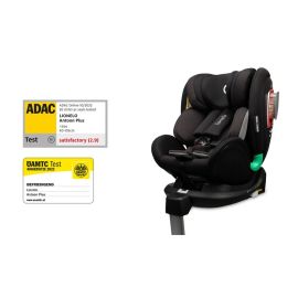 Lionelo - Scaun auto Antoon Plus, Pozitie de somn, Protectie laterala, Rotire 360 grade, 0-18 kg, Cu Isofix si picior de sustinere, Negru