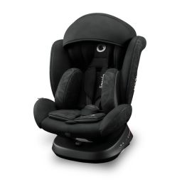 Lionelo - Scaun auto Bastiaan One, rotativ 360 grade, Isofix, Top Tether, 0-36 kg, Black Onyx
