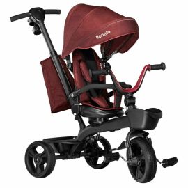 Lionelo - Tricicleta multifunctionala cu sezut reversibil, Kori, Red Burgundy