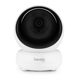 Lionelo - Videofon Babyline 8.3, Cu termometru, Cu melodii, Comunicare in 2 sensuri, Rotire 360 grade, Alb