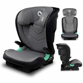Lionelo - Scaun auto i-Size Neal, cu Isofix, 15-36 kg, Grey Stone