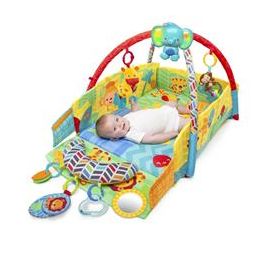 Bright Starts - 52157- Salteluta de joaca 5 in 1 Sunny Safari Baby’s Play Place™