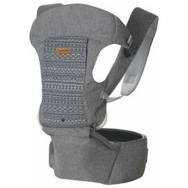 Marsupiu cu scaunel 8 in 1 Travel Mode De la 3.5 kg pana la 15 kg FreeON Grey