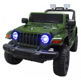 Masinuta electrica cu telecomanda cu baterii si functie de balansare Jeep X10 TS-159 R-Sport - Verde