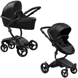 MIMA - CARUCIOR 2IN1 XARI FLAIR BLACK CU CADRU NEGRU