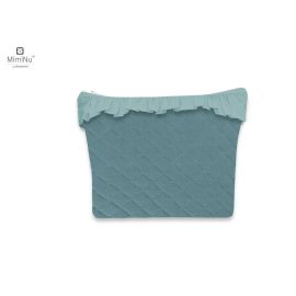 MimiNu - Geanta matlasata pentru cosmetice, Material certificat Oeko Tex Standard 100, 30x24 cm, Nepalese Green