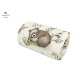 MimiNu - Perna pentru alaptat tip manson, Din bumbac certificat Oeko Tex Standard 100, 25 cm, Calm Forest Natural