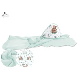 MimiNu - Prosop cu gluga 100x100 cm, Lulu Natural