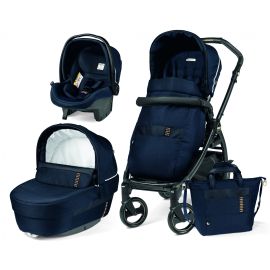 CARUCIOR 3 IN 1, PEG PEREGO, BOOK 51, BLACK, AND GOLD, ROCK NAVY