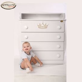 NOVELLINIbambini - Comoda Imperio Cristallo Lux White